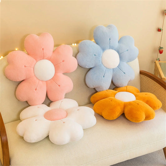 Pillow Daisy Flower ShapeCushion , Seating Pad Chair