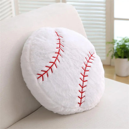 Sports Throw Pillows Fluffy Stuffed