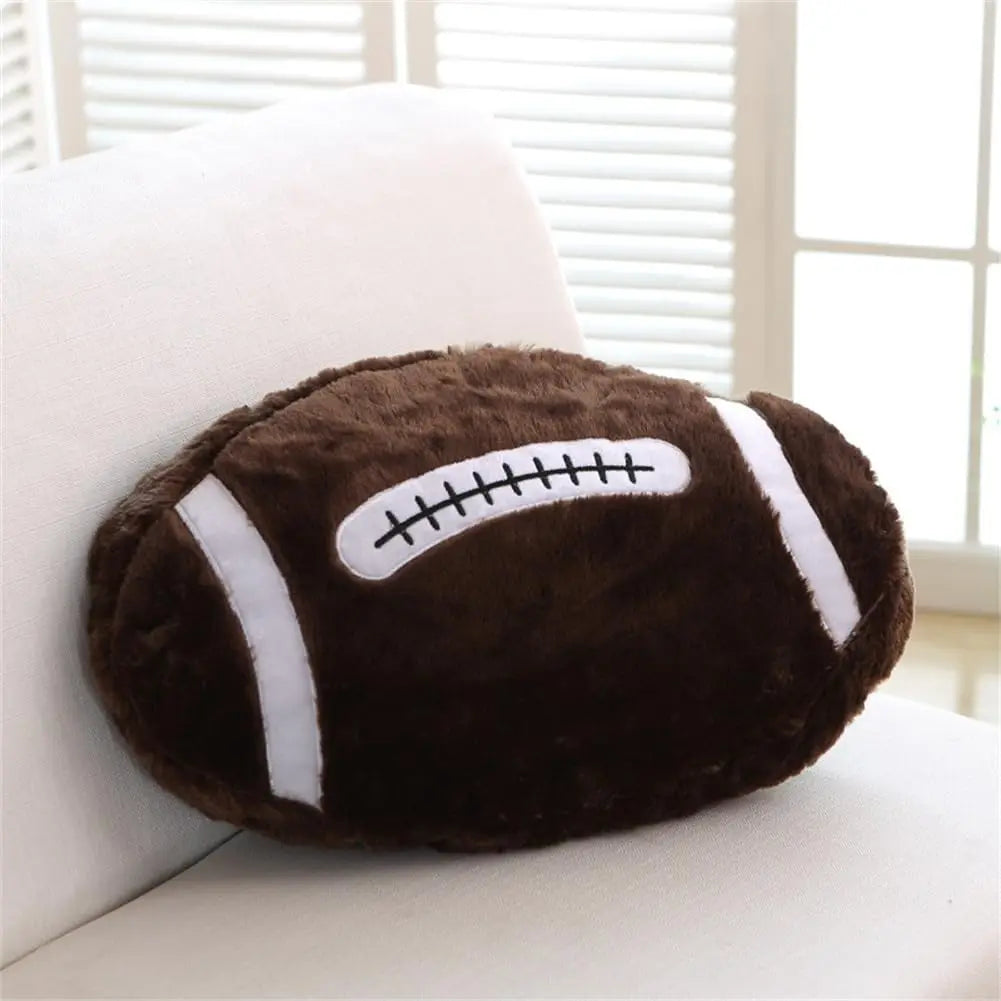 Sports Throw Pillows Fluffy Stuffed